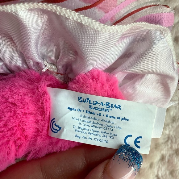 Build A Bear Small Fry Striped Reindeer Stuffed Animal Plush With Outfit - Picture 7 of 10